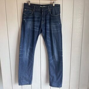 Reiss 1971 Drake Fit Dark Wash Jeans